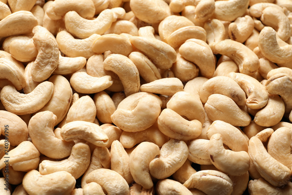 Organic cashew nuts as background. Tasty snack Organic cashew nuts as background. Tasty snack