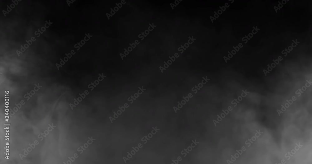 VFX Element atmospheric smoke.  Haze background. Abstract smoke cloud. Smoke in slow motion on black background. Smoke slowly floating through space against black background. Mist effect. Fog effect. 