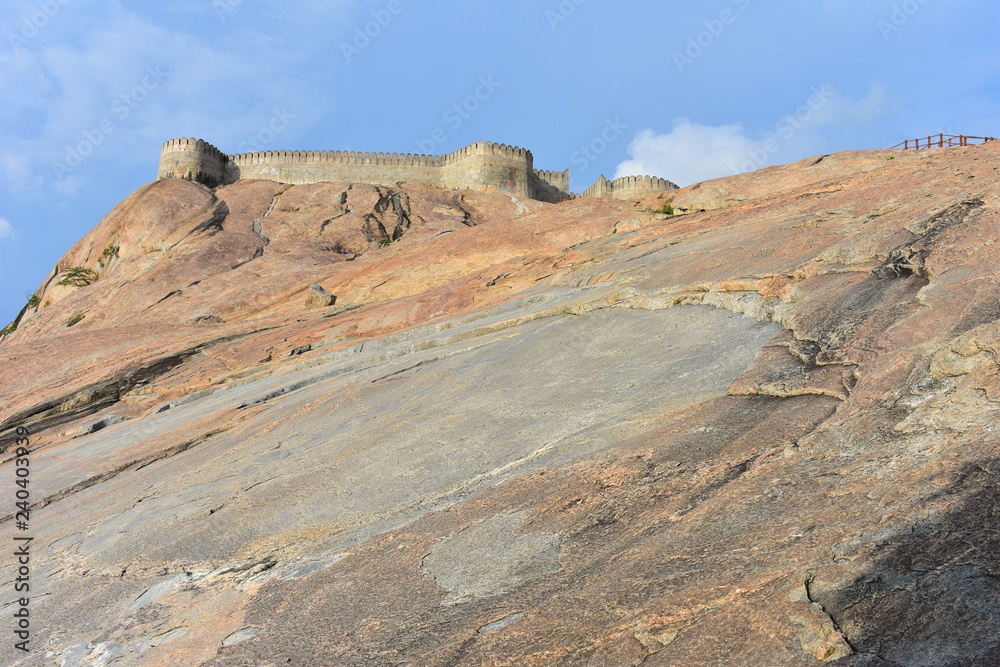 Φωτογραφία Namakkal, Tamilnadu - India - October 17, 2018: Namakkal Malakkottai