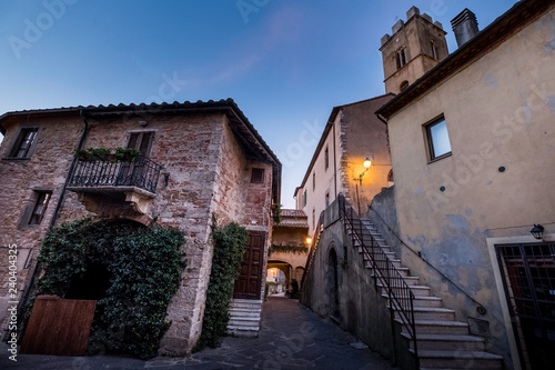 Montemerano  Grosseto  Tuscany  Italy - small medieval village in  Maremma