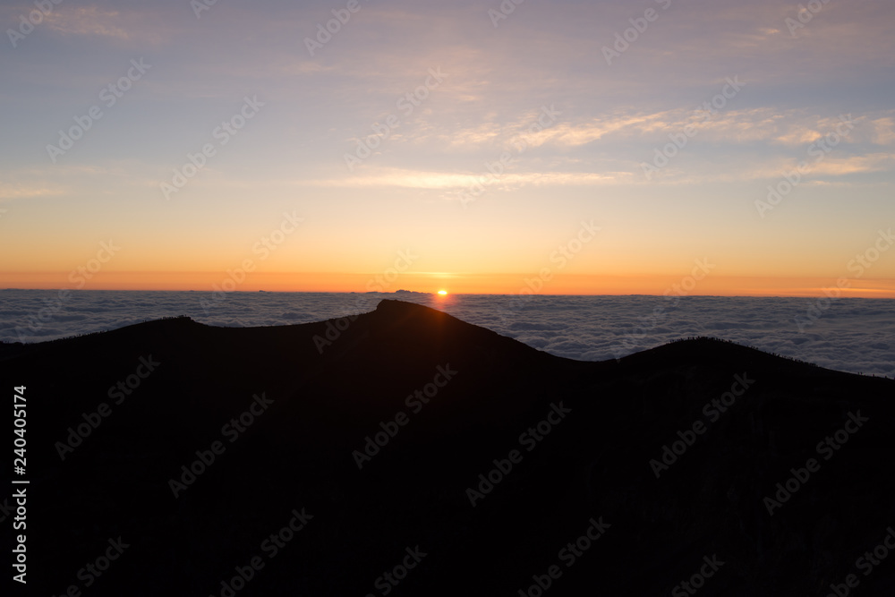 Sunrise on the summit