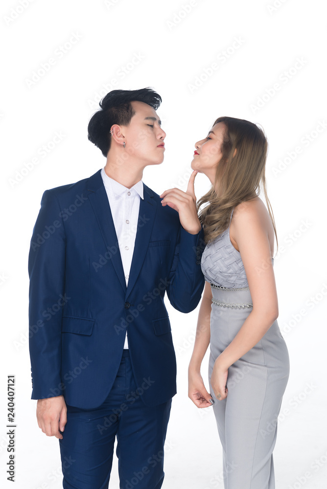 Picture of asian couple in love have fun,Happy people,Thailand people,Love is everything,Valentine day concept Picture of asian couple in love have fun,Happy people,Thailand people,Love is everything,Valentine day concept