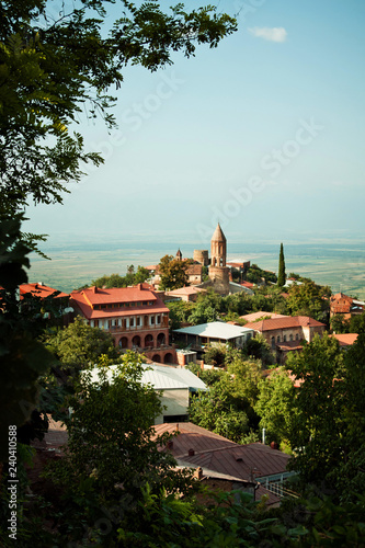 Wallpaper Mural Signagi and Alazani valley, aerial shot, sunny summer day Torontodigital.ca