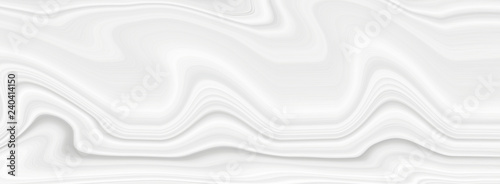 Fototapeta Naklejka Na Ścianę i Meble -  A white background with a pattern of sea waves and wavy lines. Panorama of marble for a template of labels and wall-papers, a structure 3 d in light tones.