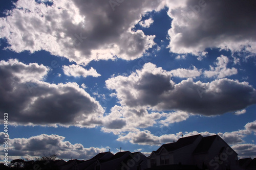 clouds in the sky