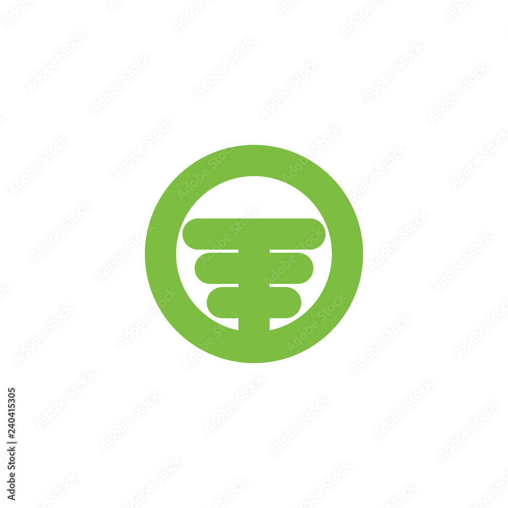 Circle with Tree logo design for foresting industry logo Circle with Tree logo design for foresting industry logo