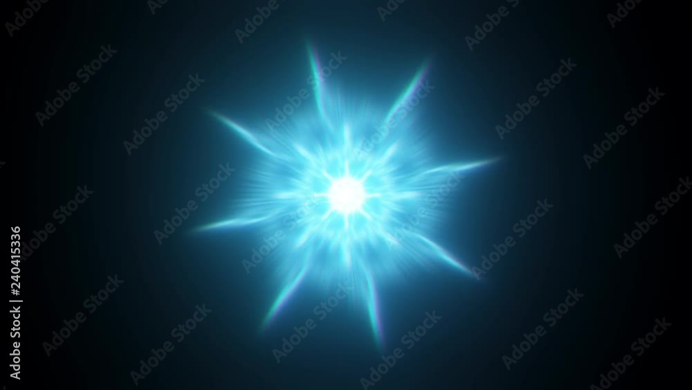 Electric Radiation Energy Swirl [Seamless Loop] (Blue)