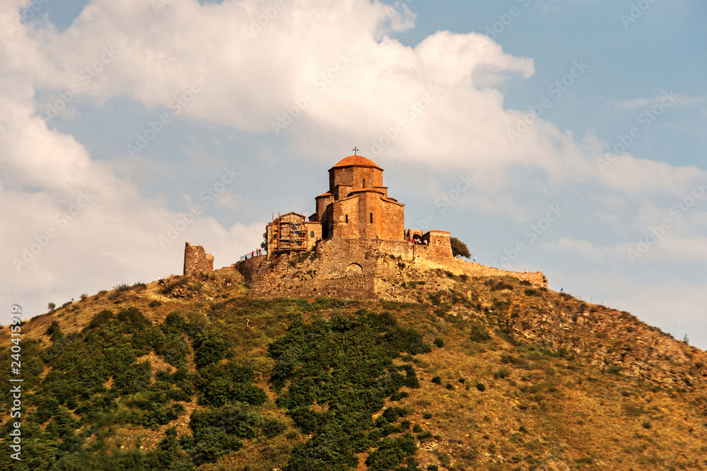 old Church on top of a mountain in Georgia