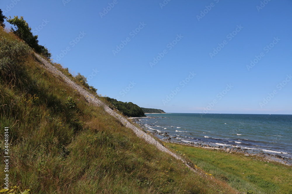 North shore Wittow and Hohe Dielen at Cape Arkona on Island Rügen, Germany Baltic Sea North shore Wittow and Hohe Dielen at Cape Arkona on Island Rügen, Germany Baltic Sea