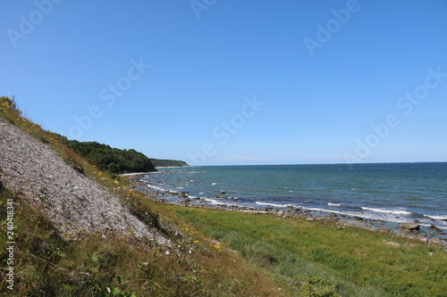North shore Wittow and Hohe Dielen at Cape Arkona on Island R  gen  Germany Baltic Sea 