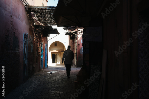 alleyway in Marrakesh, Morocco