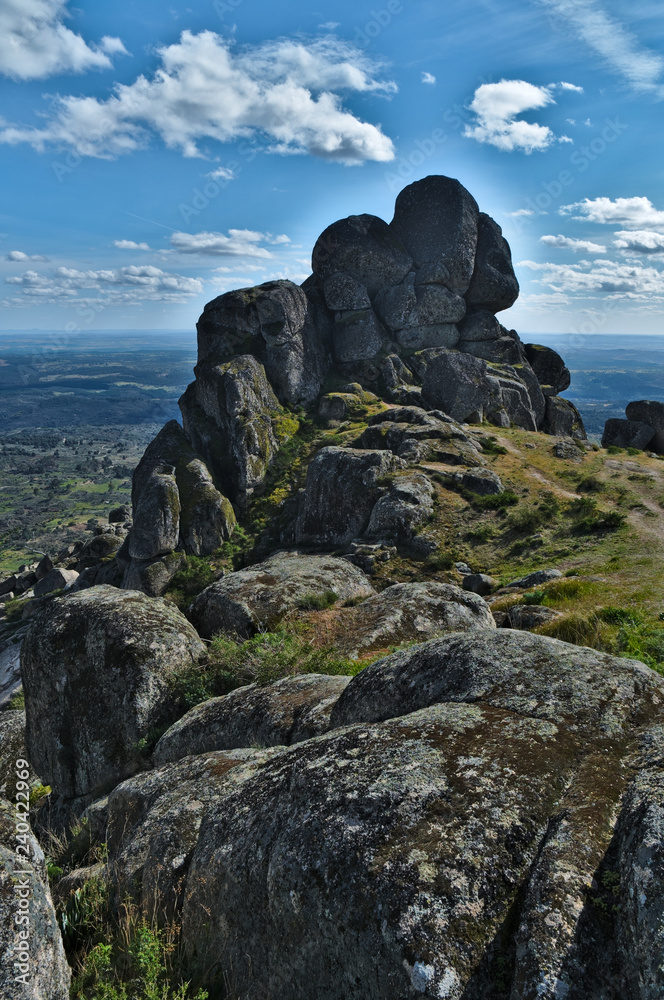 Rock Formations in Monsanto. Castelo Branco, Portugal