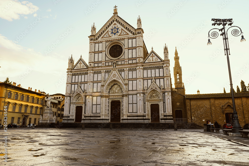 Basilica di Santa Croce in Florence, Italy