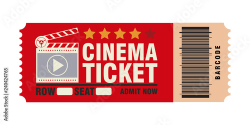 cinema ticket, skip to watch movies, realistic look
