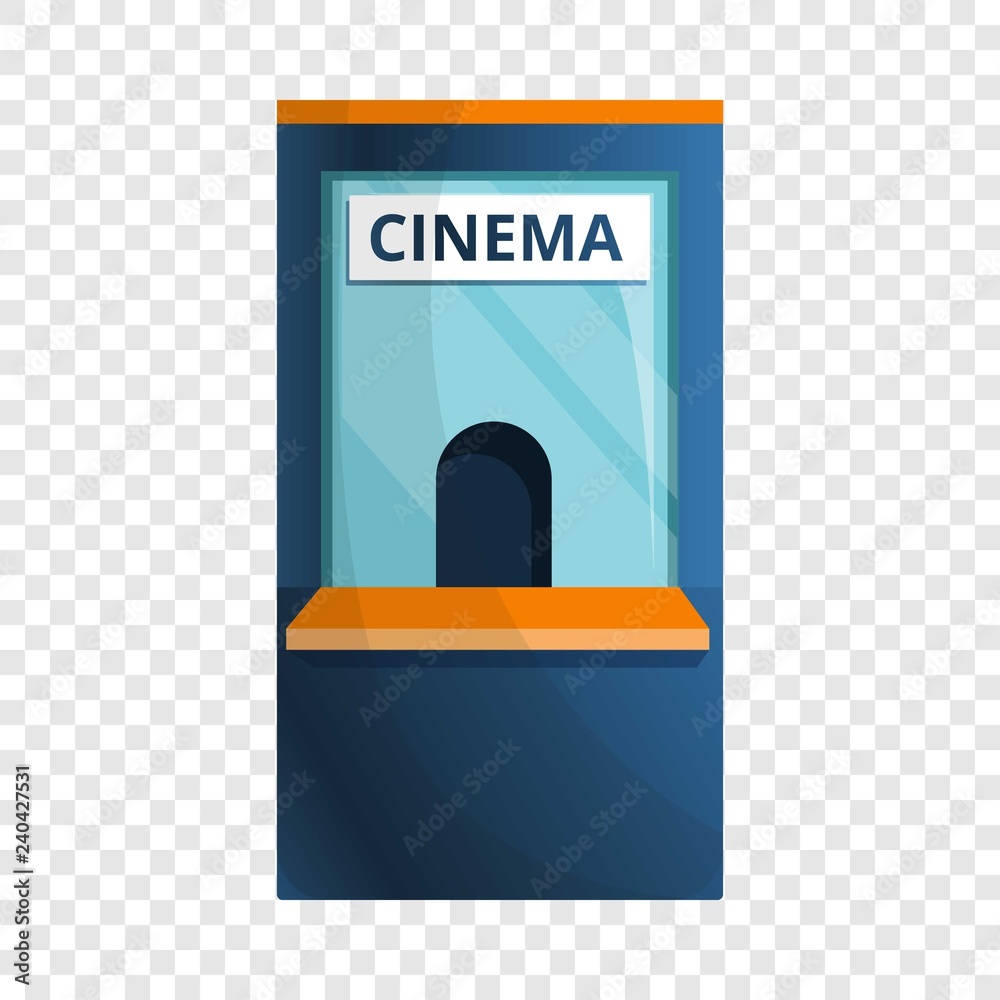 Cinema ticket kiosk icon. Cartoon of cinema ticket kiosk vector icon for web design for web design Cinema ticket kiosk icon. Cartoon of cinema ticket kiosk vector icon for web design for web design
