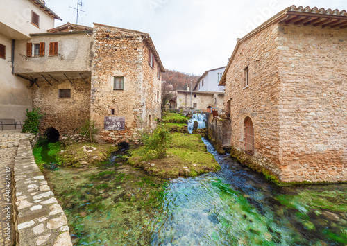 Rasiglia (Italy) - A very little stone town in the heart of Umbria region, named "Village of streams" for the torrent and waterfalls that cross the historical center.
