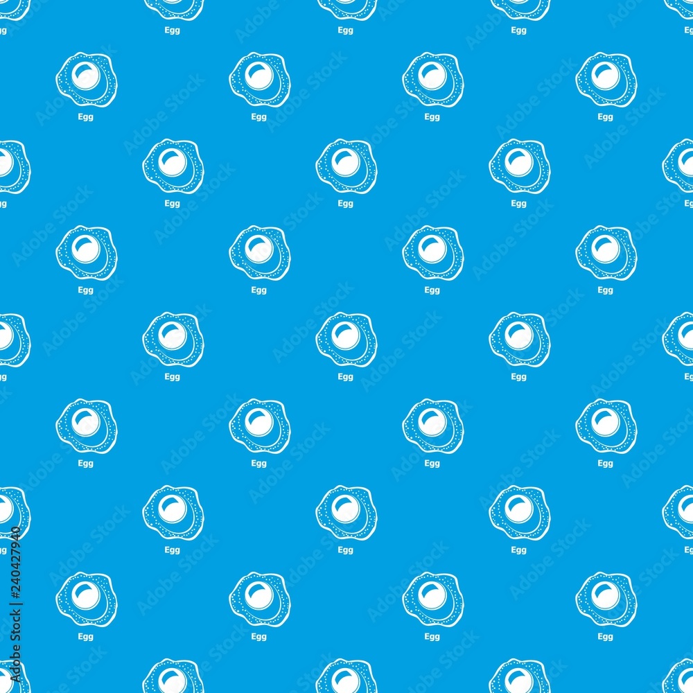 Egg pattern vector seamless blue repeat for any use Egg pattern vector seamless blue repeat for any use
