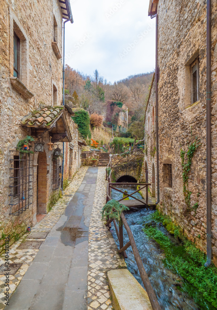 Rasiglia (Italy) - A very little stone town in the heart of Umbria region, named 