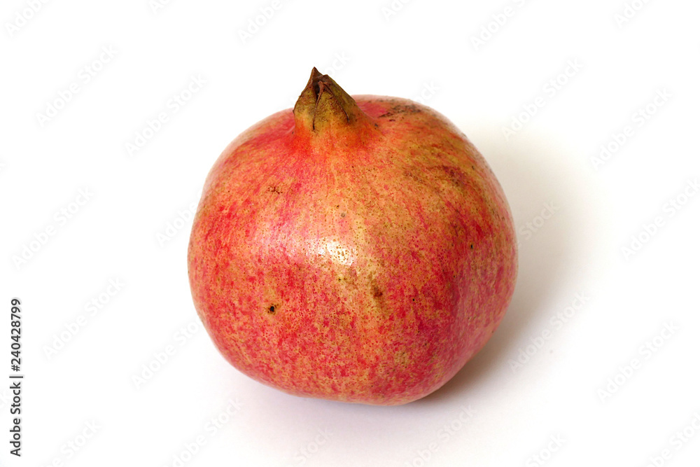 pomegranate fruit on white ground, grains of pomegranate fruit, pomegranate fruit on white ground, grains of pomegranate fruit,