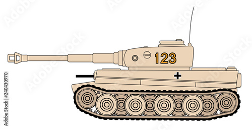 World War 2 German Tank