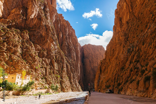 Todra gorges in Morocco photo