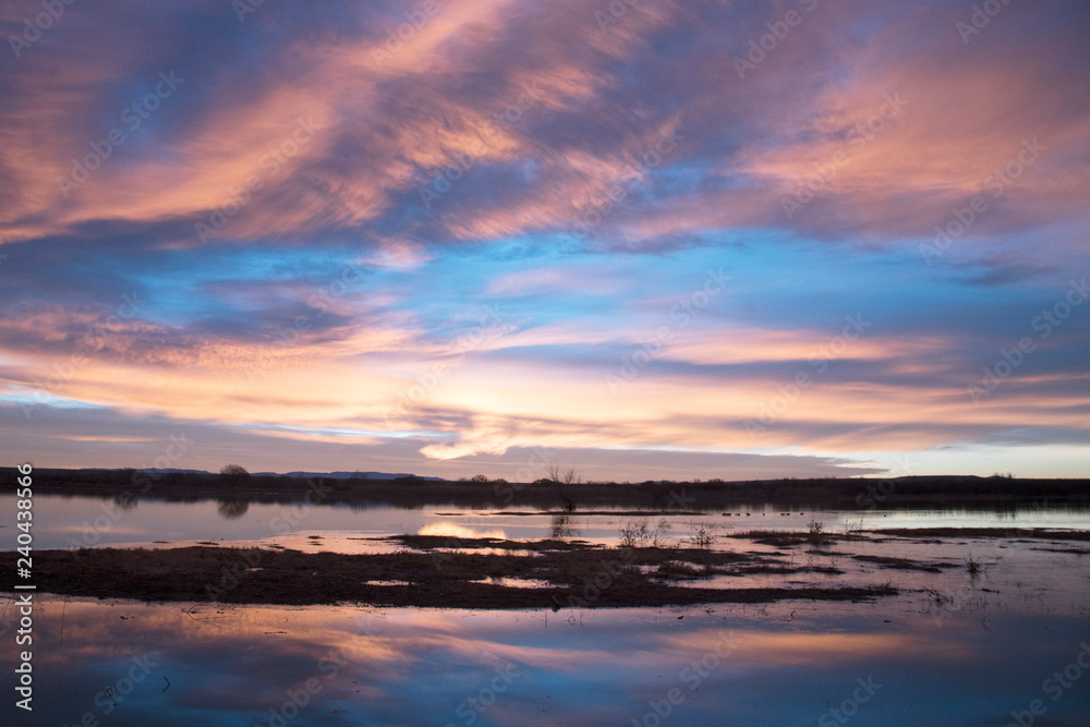 Sunrise at Bosque del Apache, New Mexico