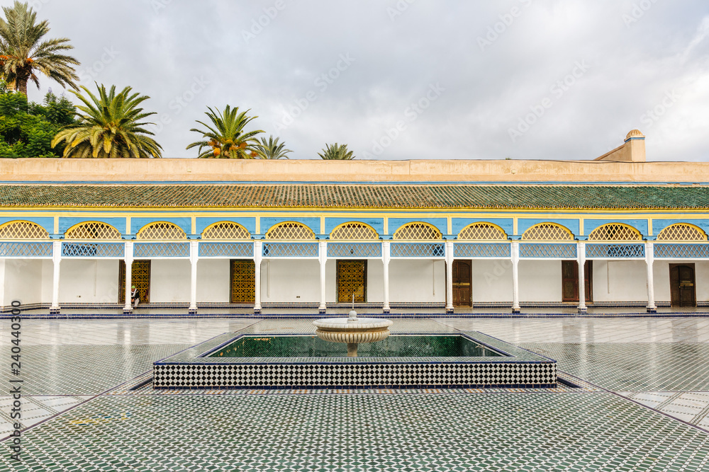 Bahia Palace in Marrakech, Morocco 
