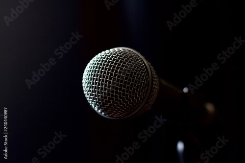on stage microphone