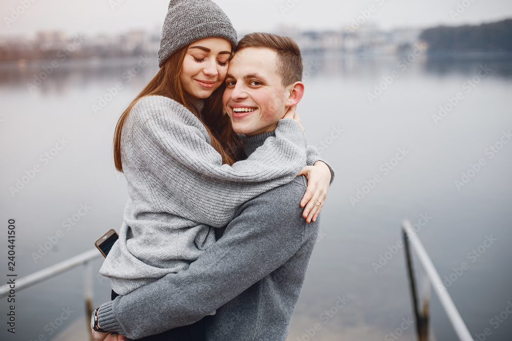 couple near water