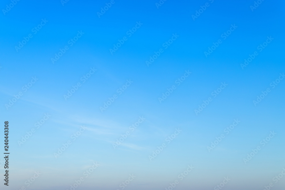 empty blue sky background texture with white clouds.