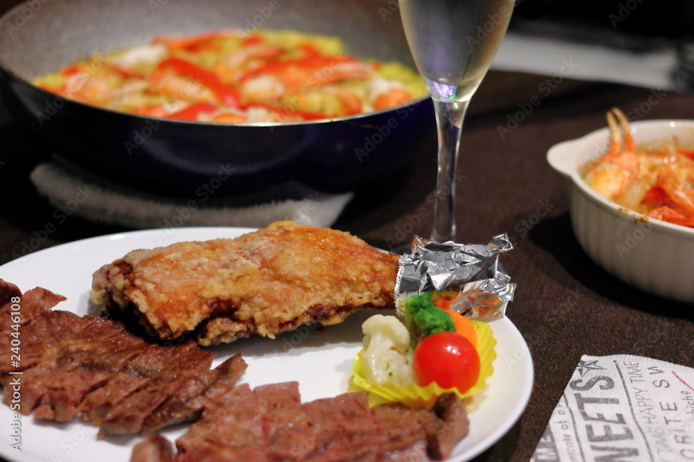 クリスマスの家庭料理 クリスマスの家庭料理