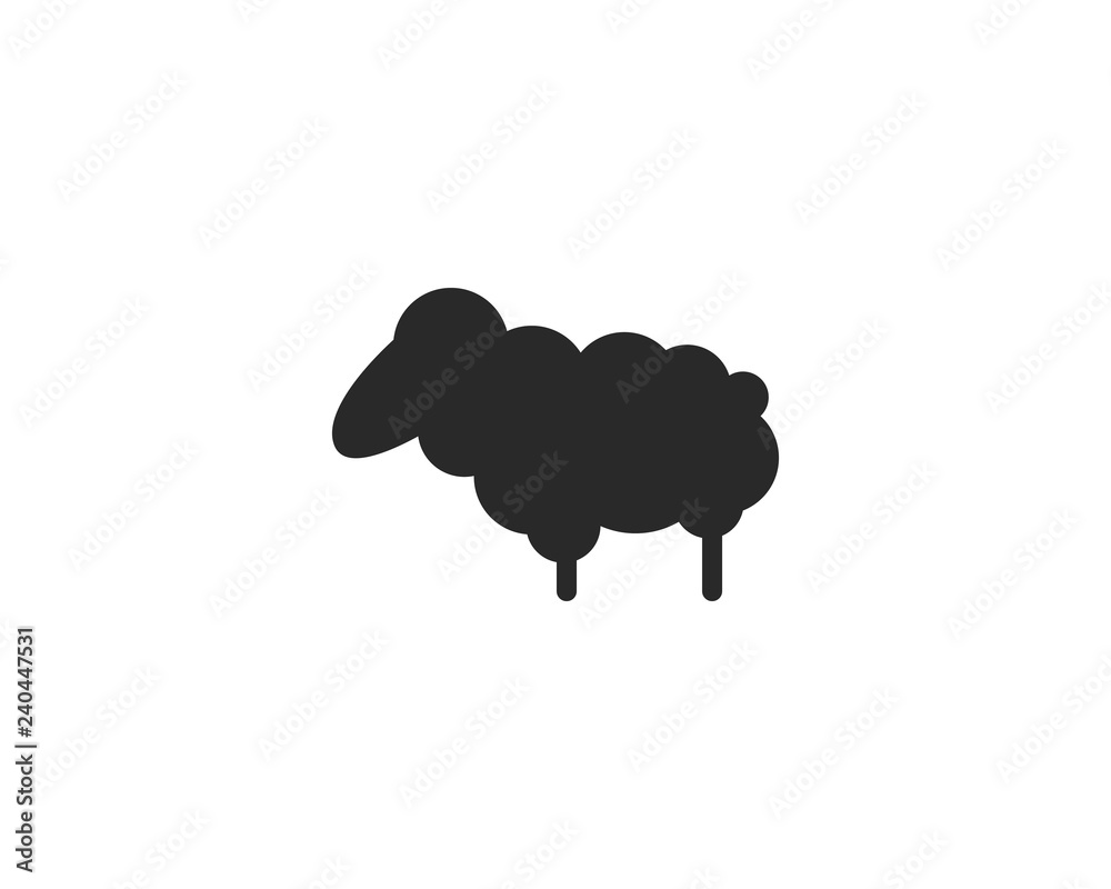 sheep logo vector