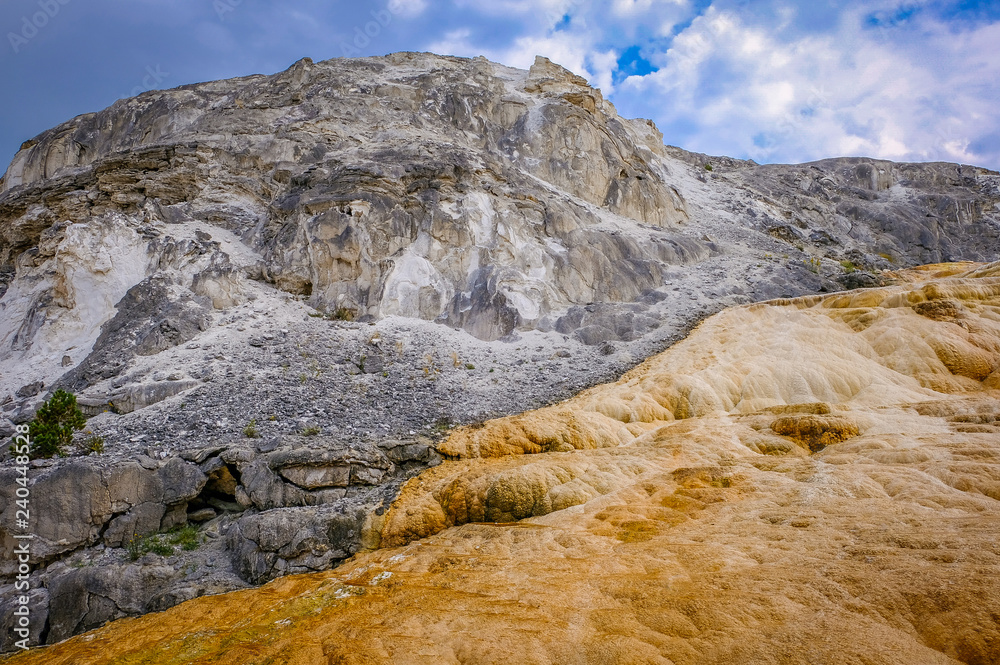 Mammoth Hot Springs in Yellowstone National Park Mammoth Hot Springs in Yellowstone National Park