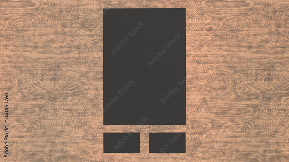 custom made wallpaper toronto digitalSheet of black paper and business cards