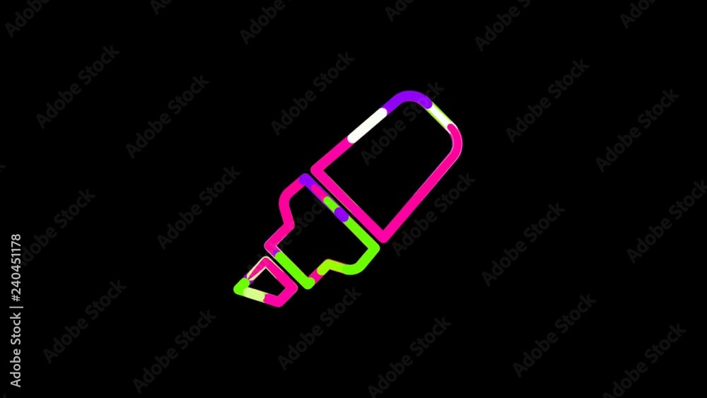 Circles gather in symbol highlighter. After it crumbles in a line and moves to the camera. Alpha channel black Circles gather in symbol highlighter. After it crumbles in a line and moves to the camera. Alpha channel black