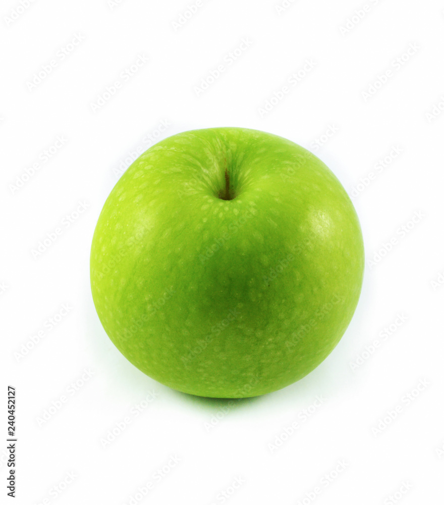Green apple isolate on white background / Green fresh fruit Green apple isolate on white background / Green fresh fruit