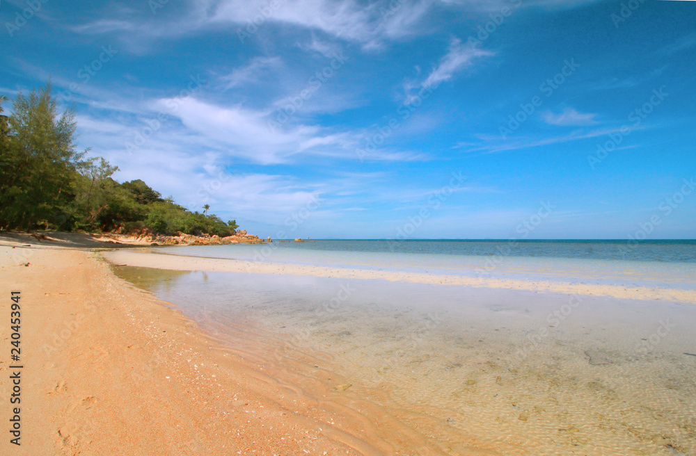 Blue sky and sea