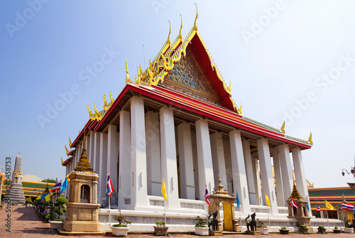 Quadro em tela Bangkok, Thailand Wat Pho Temple Of The Reclining Buddha