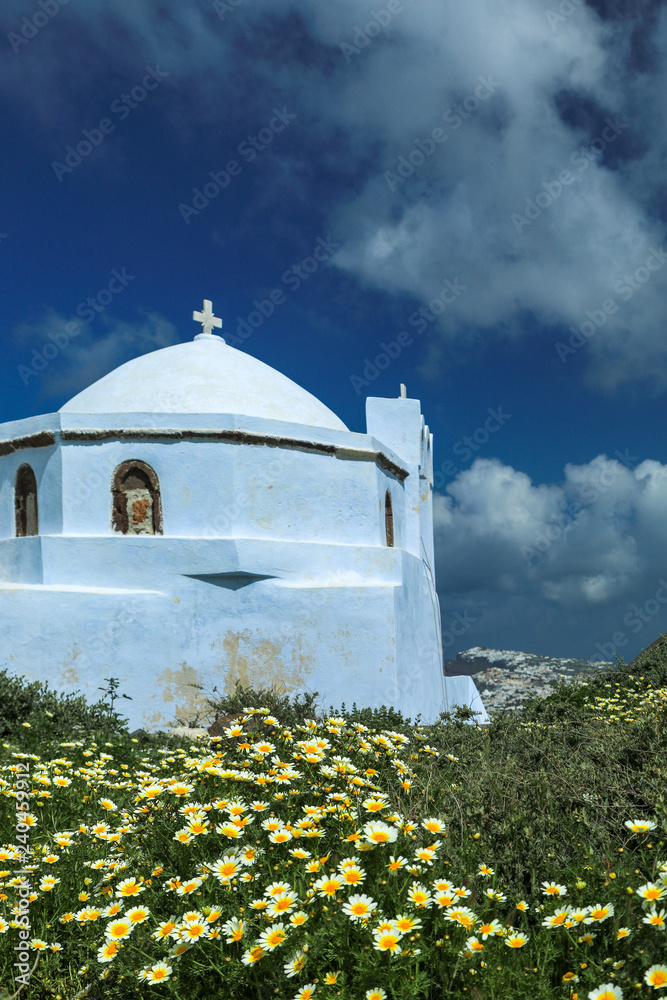 Kapelle auf Santorini in Griechenland