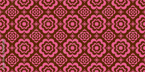 Retro background. Seamless pattern. Vector. レトロパターン