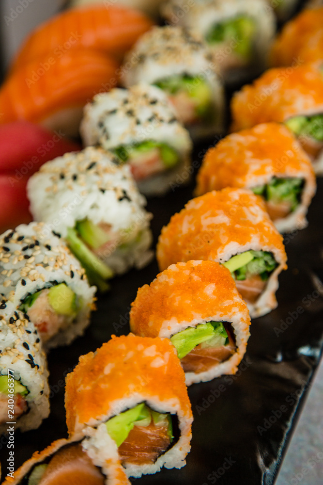 Ordering sushi for a night at home Ordering sushi for a night at home