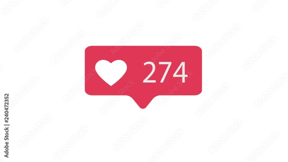 Pink Like Icon On White Background. Like Counting for Social Media 1-2K Likes. 4K video. Pink Like Icon On White Background. Like Counting for Social Media 1-2K Likes. 4K video.