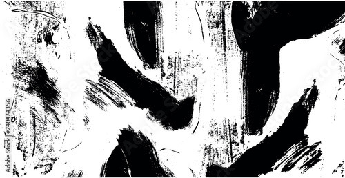 black and white paint brush strokes background 