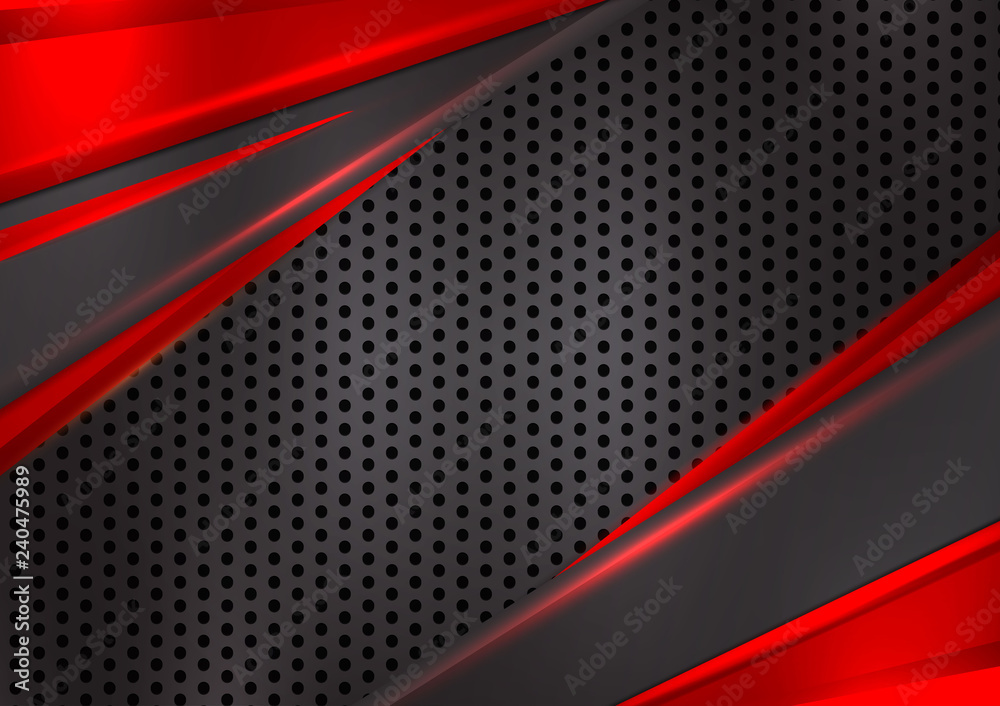 Black and red geometric abstract vector background with copy space Black and red geometric abstract vector background with copy space