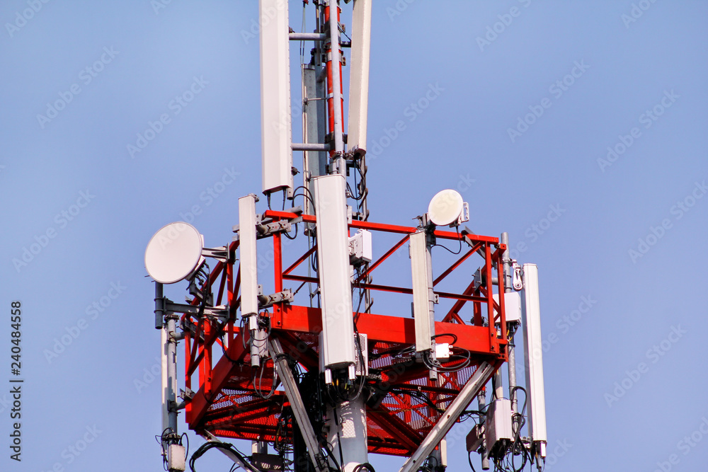 network repeaters, base transceiver station. Tower