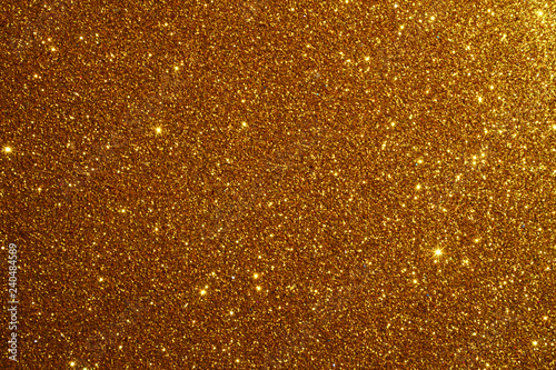 gold and white glitter abstract bokeh background Christmas	