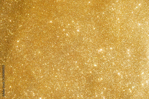 gold and white glitter abstract bokeh background Christmas	