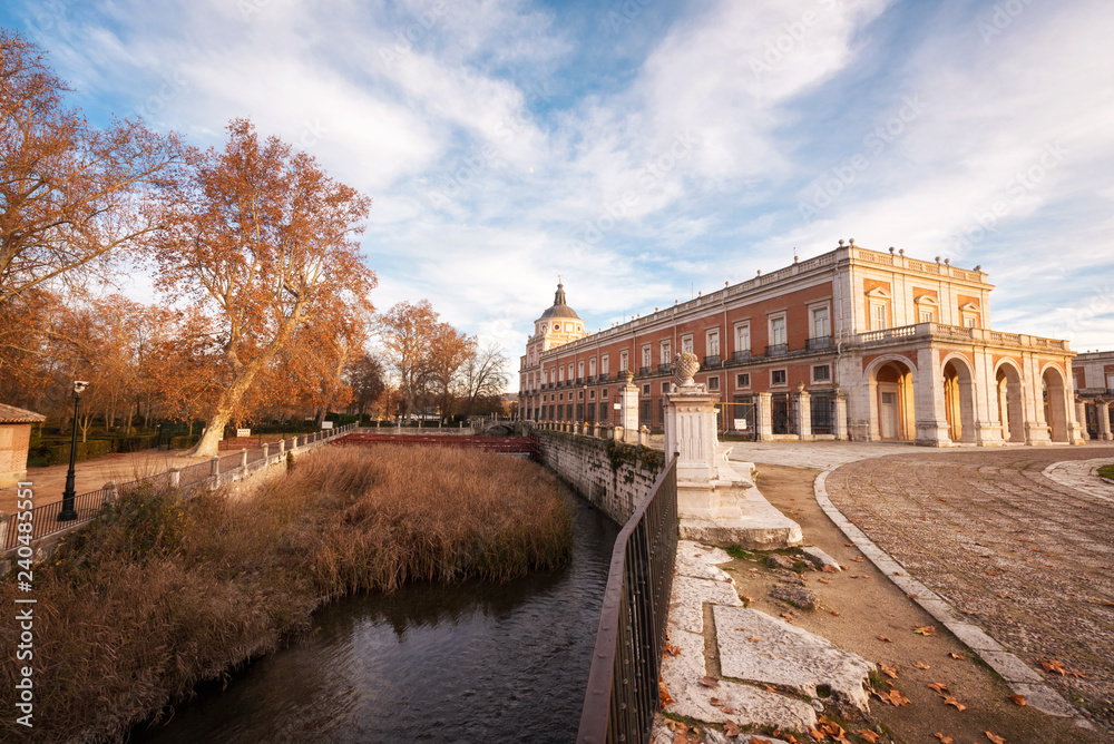 Royal palace of Aranjuez, Madrid, Spain.
