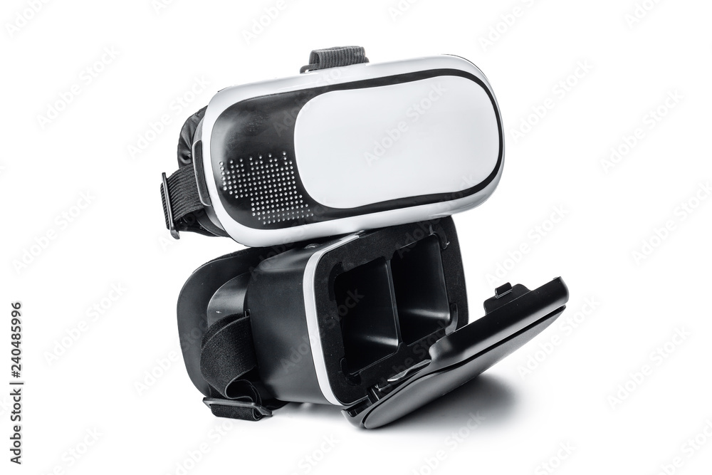 Fototapeta premium VR. Virtual reality glasses on white background