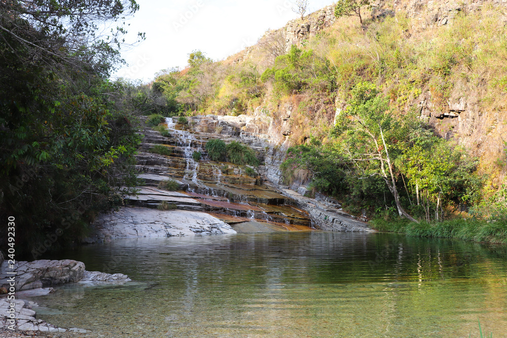 Waterfall of Dicadinha, Capitólio, Minas Gerais, Brazil